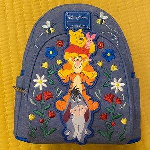 Disney Winnie the Pooh Loungefly Backpack - Blue